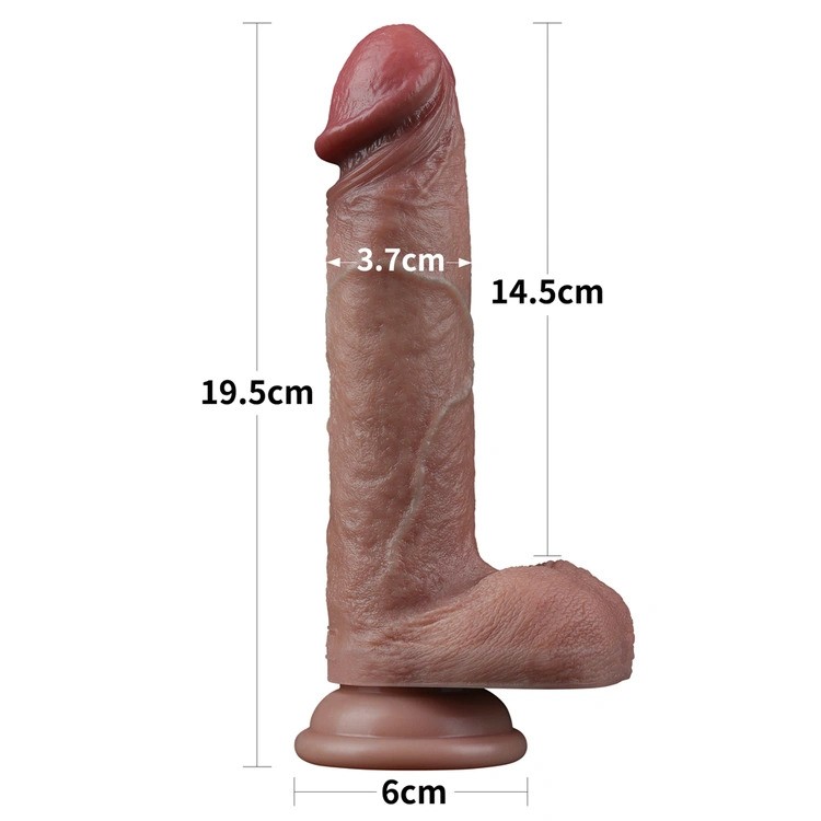 dildo 19.5x3.7cm k&iacute;ch thước vừa phải dễ sử dụng